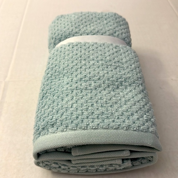 8pc ECOEXISTENCE Bamboo Zero Twist Loops Bath Towel Set - Mystical Blue - Picture 6 of 10